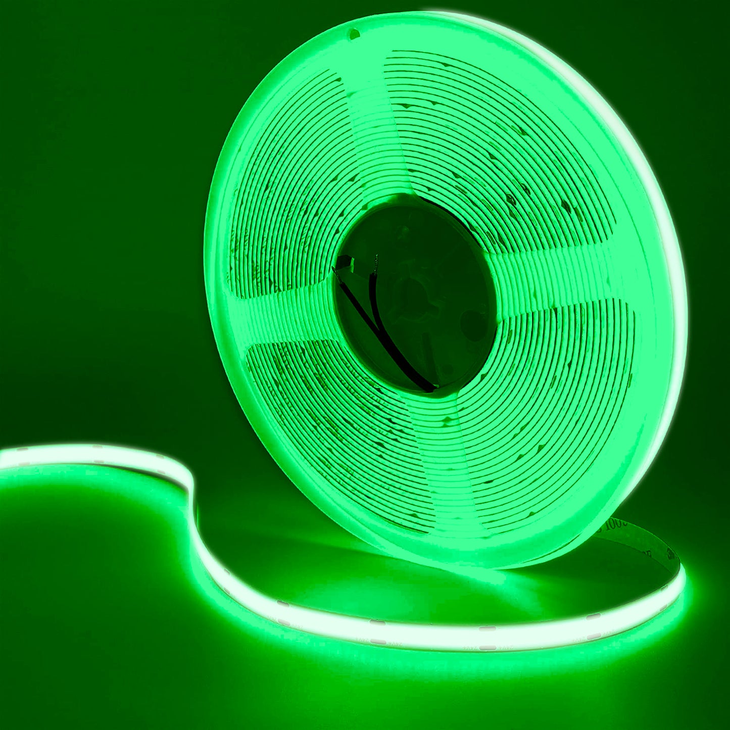 COB LED Strip 24V Flexible 5mm 8mm Width - Green