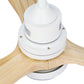 132cm (52'') Remote Ceiling Fan with LED Light - Light Wood