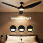 162cm (64'') Remote DC Ceiling Fan with Light - Black