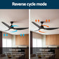 162cm (64'') Remote DC Ceiling Fan with Light - Black