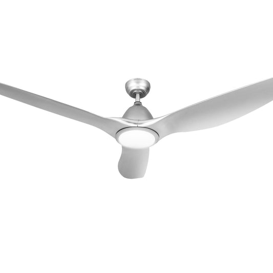 162cm (64'') Remote DC Ceiling Fan with Light - Silver