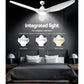 162cm (64'') Remote DC Ceiling Fan with Light - White