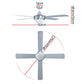 132cm (52'') Remote Ceiling Fan with LED Light - Silver