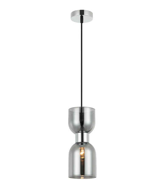 Smokey Black Ellipse Pendant Lights