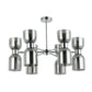 Smokey Black Ellipse x12 Round Base Pendant Lights