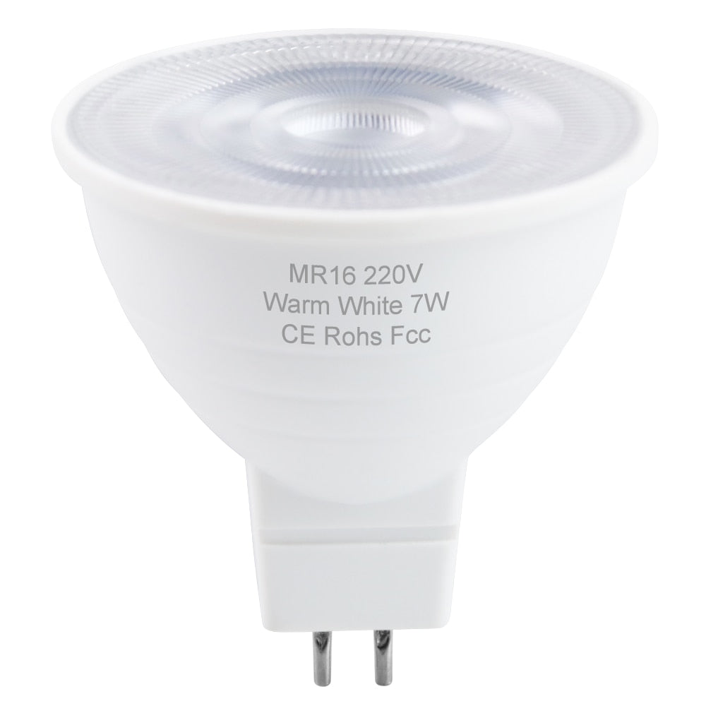 MR16 Transparent 6/12 LEDs 240V 5/7W LED Bulb