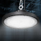 Black UFO LED High Bay Light 100W - Industrial Workshop Lamp