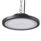 Black UFO LED High Bay Light 150W - Industrial Workshop Lamp