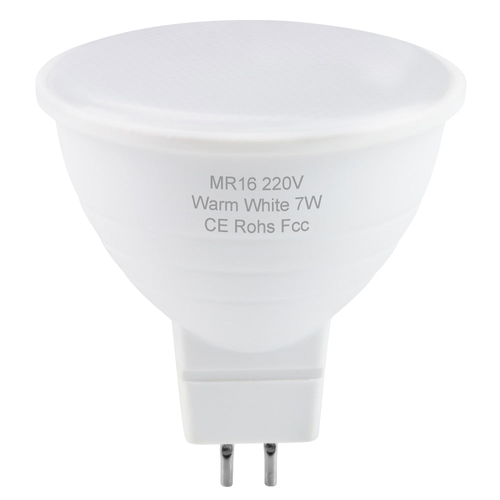 MR16 Frosted 6/12 LEDs 240V 5/7W LED Bulb