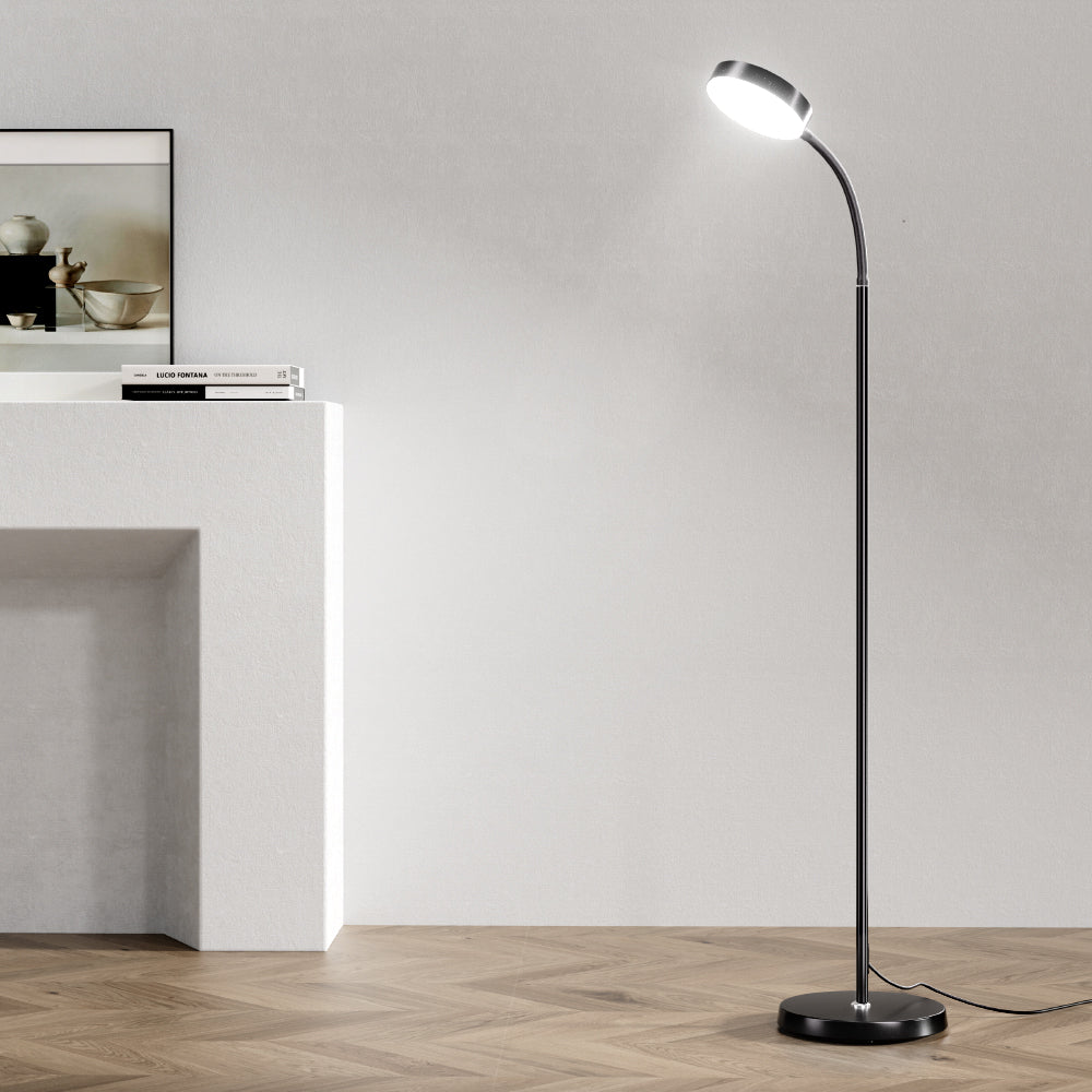 Adjustable LED Floor Lamp with Remote Control - Modern Reading Light