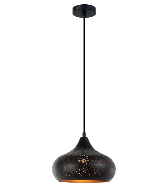 Bohemian Champagne Glass Shape Pendant Light - Black