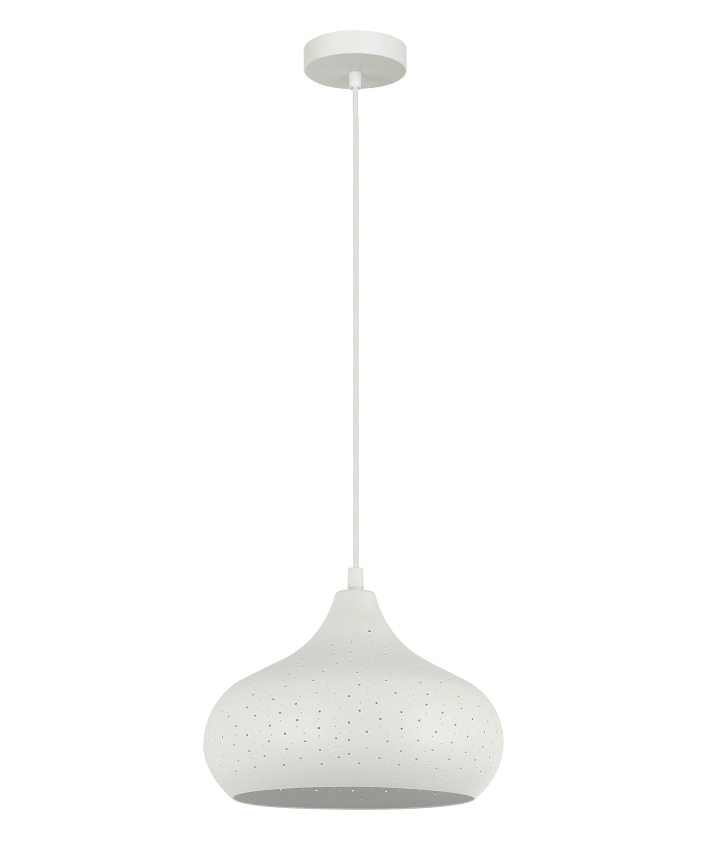 Bohemian Champagne Glass Shape Pendant Light - White