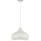 Bohemian Champagne Glass Shape Pendant Light - White