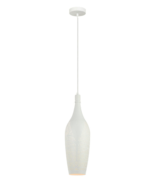 Bohemian Bottle Shape Pendant Light - White