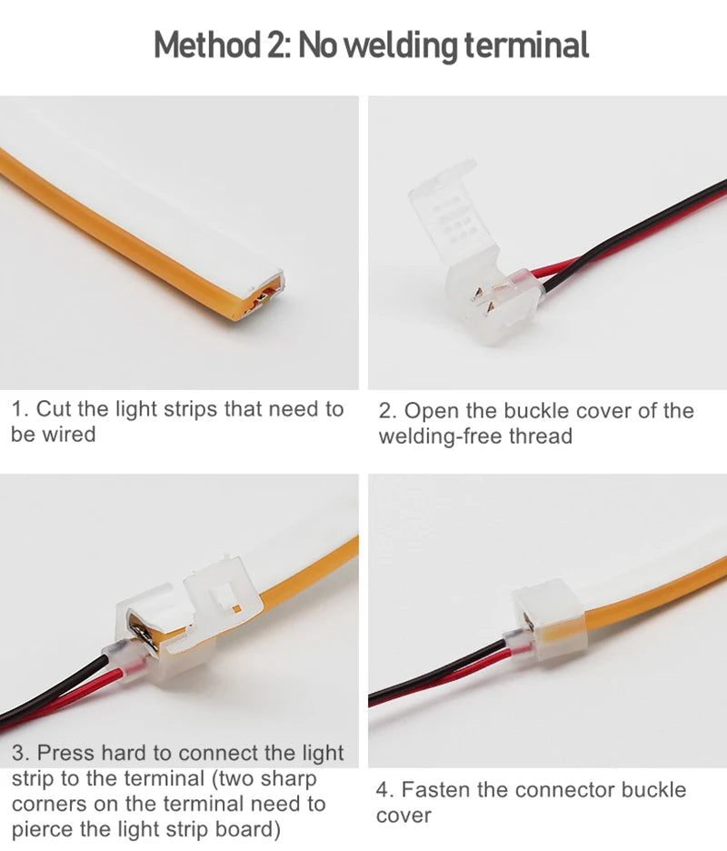 Wiring Head For 12V LED Neon Light 6x12mm