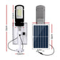 386-LED Wall-Mounted Solar Street Light with Motion Sensor & Remote Control