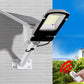 386-LED Wall-Mounted Solar Street Light with Motion Sensor & Remote Control