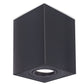 GU10 Square Gimbal Surface Mounted Ceiling Downlights - Black