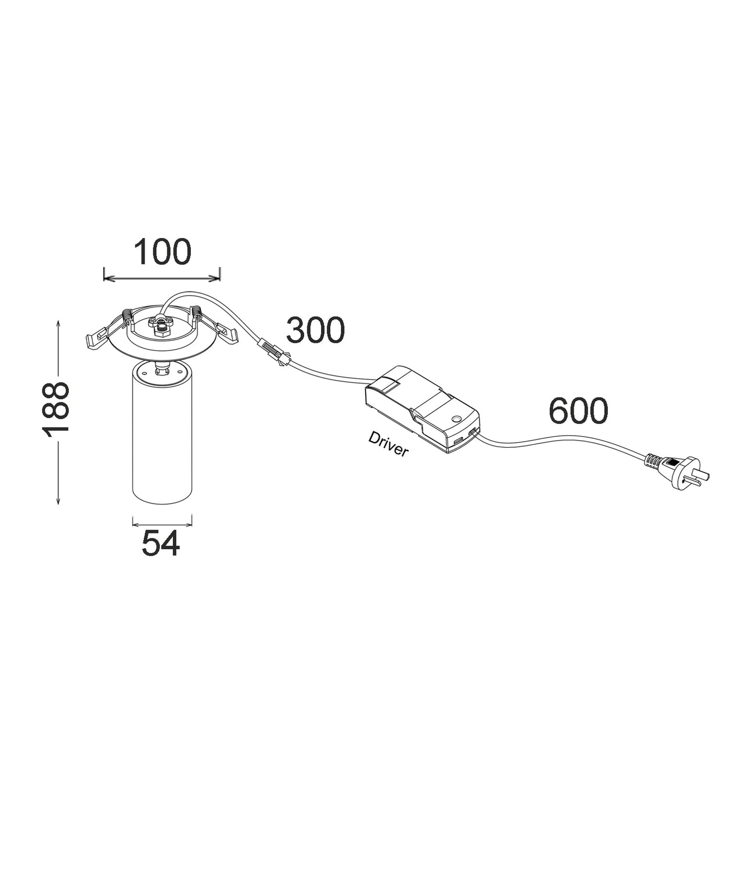 LED Recessed Tri-CCT Rotatable Spot Downlights - White