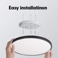 23CM LED Osyter Ceiling Light Fixture, Cool White, 4500K - Black