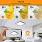 Modern Square LED Flush Ceiling Light - 40cm, Dimmable, 40W, Anti-Blue Light