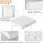 Square LED Flush Mount Ceiling Light - 3000K 18W 15cm