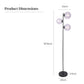 Triple Orb Floor Lamp - Black