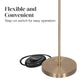 Triple Orb Floor Lamp - Gold