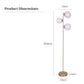 Triple Orb Floor Lamp - Gold