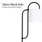 Classic Arc Floor Lamp with Marble Base and Off-White Shade