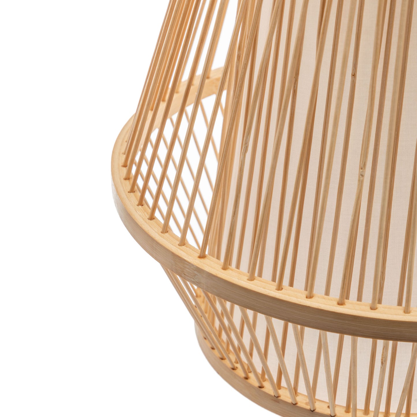 Bohemian Chic Bamboo Empire Pendant Light - Tropical Elegance