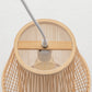 Bohemian Chic Bamboo Empire Pendant Light - Tropical Elegance