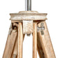 Mariner's Beacon Tripod Floor Lamp with Steel Spotlight - Silver