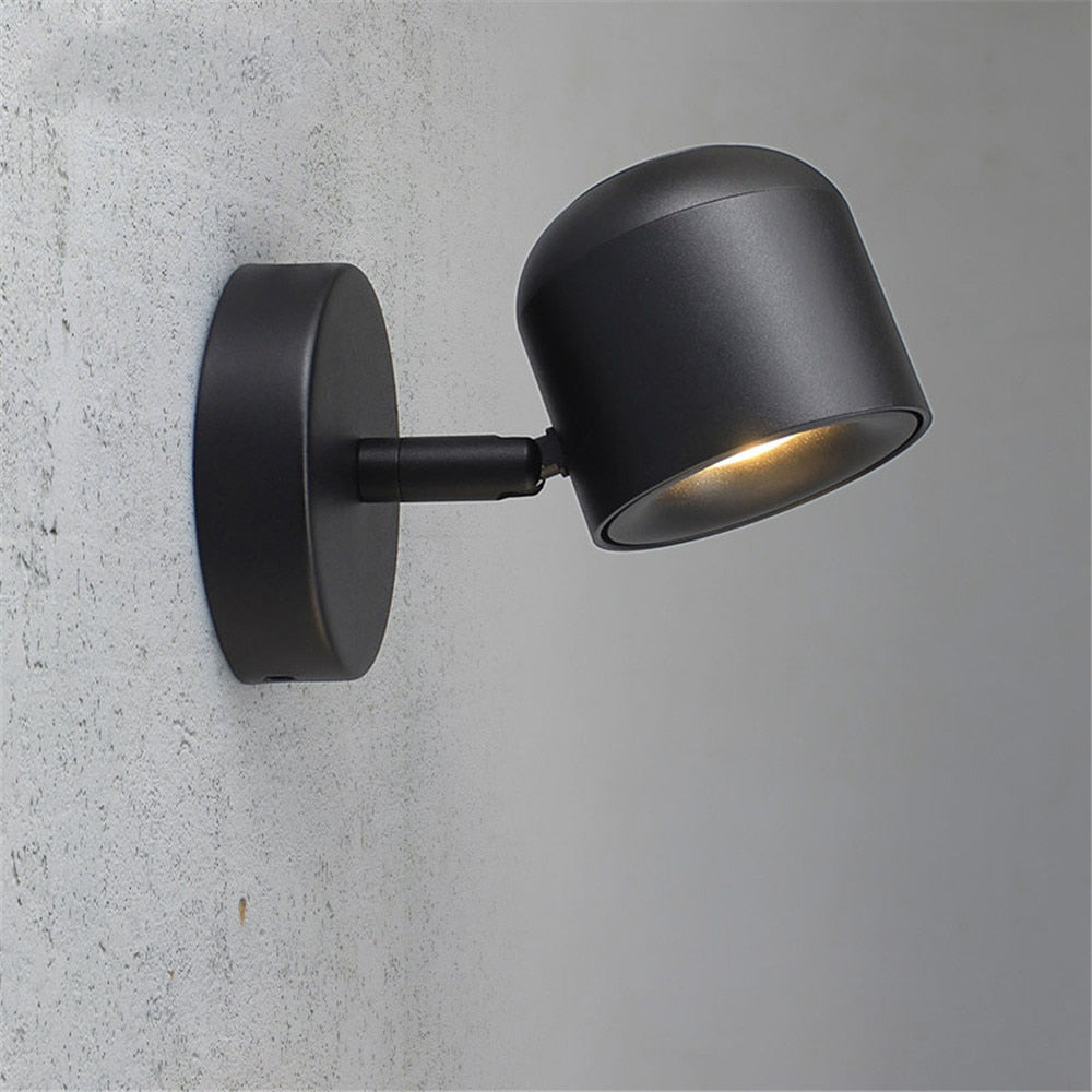 Adjustable LED Reading Wall Lamp - Black