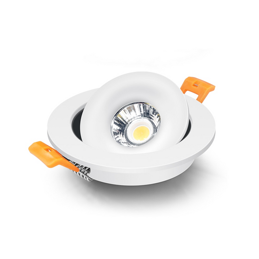 Recessed 360° Adjustable Spot LED Downlight - White