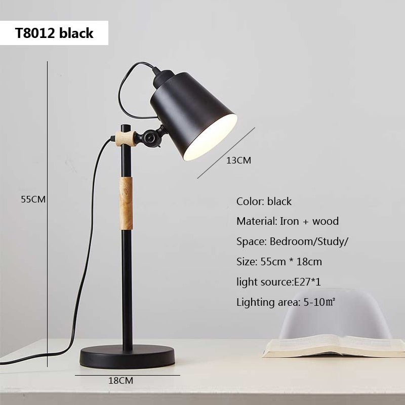 Reading table 2024 with lamp