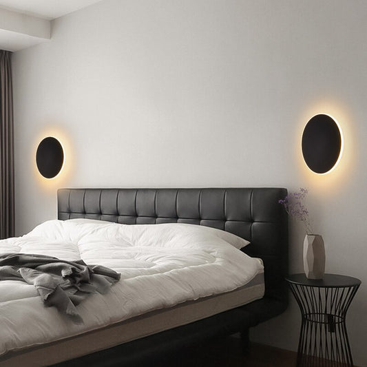 Moon Indoor LED Wall Light - Black